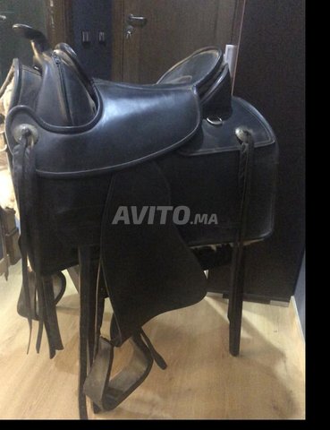Selle western moderne complète en cuir original 