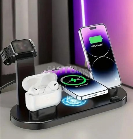 Station de charge sans fil 6 en 1
