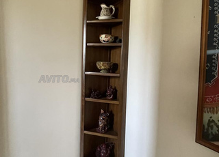 Coin présentoir en bois 