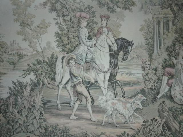 PANNEAU MURAL TAPISSERIE FRANCAISE JP GOBELIN - 2