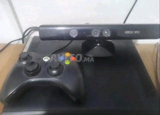Xbox 360 flashe  avec  mannet  avec kinekt  