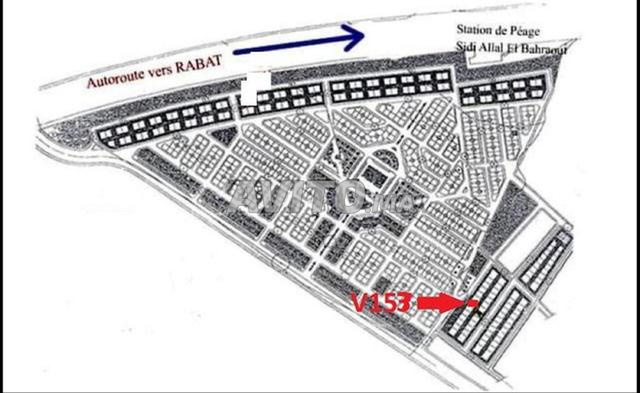Lot de villa à Sidi Allal El Bahraoui 207 m2