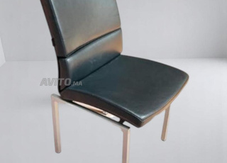 Ensemble 3 fauteuils en cuir Sicame Office promo