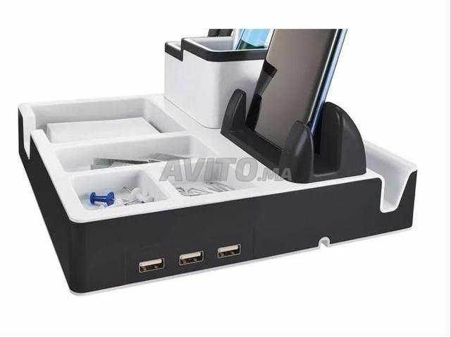 Organiseur de bureau Silvercrest avec 3 ports USB  - 2