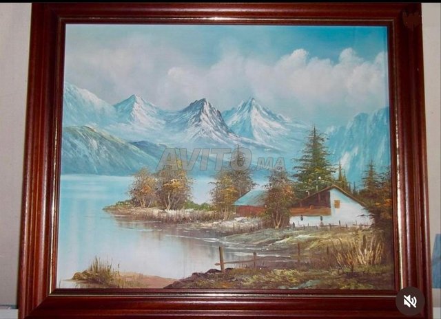 Beau Tableau signé huile sur toile