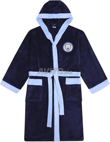 Peignoir de bain à capuche Manchester City