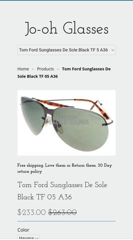 Lunettes de soleil TOM FORD
