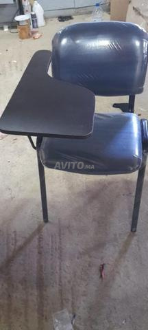 Chaise Écolier avec Écritoire en Bois