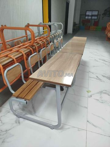 2️⃣ 🏫🪵 مقاعد مدرسية (طاولة * كرسي) متوفرة الآن