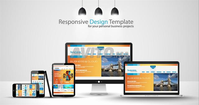 Création de site web  500 DH تصميم موقع إلكتروني