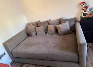 Canapé lit 2 places et  matelas Richbond 