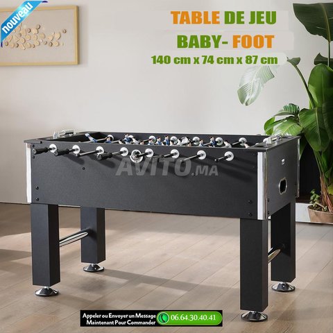 Table de football -Baby Foot - Adultes Et Enfants