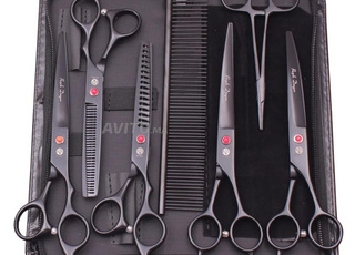 Pack de Ciseaux de Toilettage 8pieces