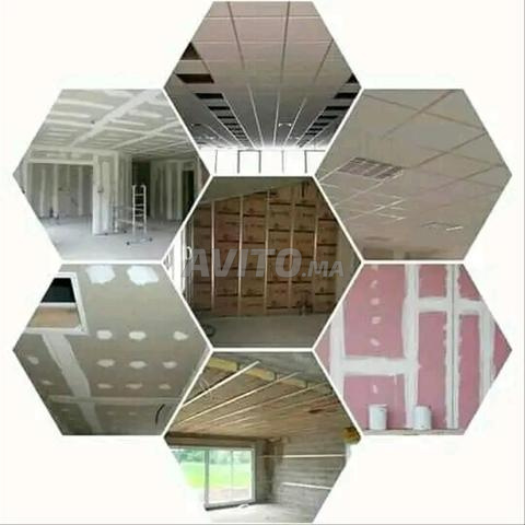 Rabat Placo platre BA13 Amstrong separtion