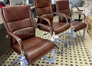 pack fauteuil en simili cuir 