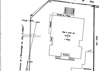 Villa en vente zone immeuble anoual 744 m