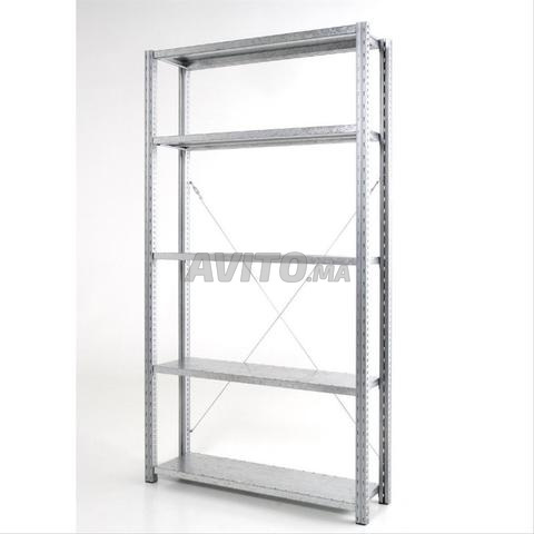 RAYONNAGE METALLIQUE A 5 ETAGERS