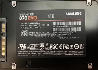ssd evo 870 4T