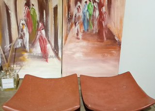 2 vide poches tadelact 50 Dh l'un 