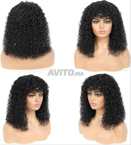 Perruque Femme Naturelle Brésilien Bouclée - 2