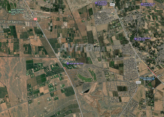 Terrain  à vendre route de tahnaout