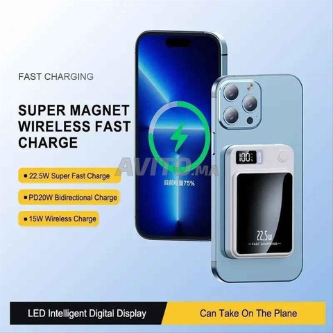 Chargeur sans fil magnétique iPhone Xiaomi