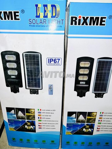 Projecteur Lampe Solaire LED RIXME 200W