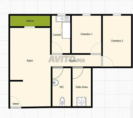 Appartement Spacieux et Lumineux à 20 min de Rabat - 2