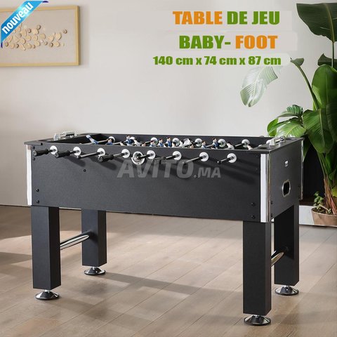 Baby-foot de table jouet pour enfants et adultes