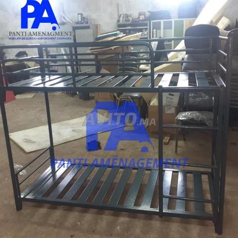 Lit métallique individuel et superposé