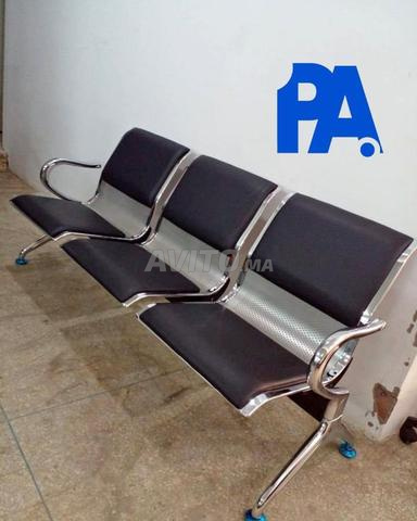 siège de réception 3 places en cuir EN STOCK