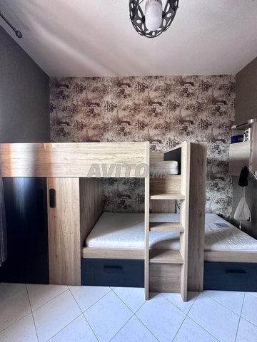 Lit superposé avec 2 matelas 