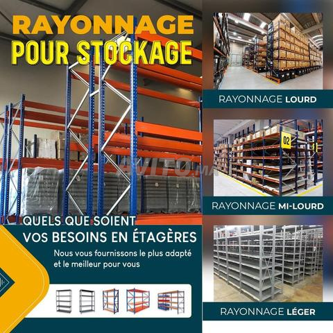 Étagère de Stockage Industrielle pour Entrepôt