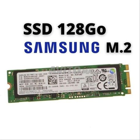 Samsung DISQUE DUR SSD M.2 128 Go Remis à Neuf