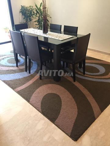 Salle à manger MAZARIN 6 places bois massif luxe - 2