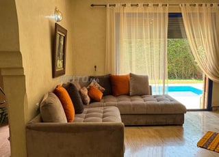 Salon Européen en L 8 coussins