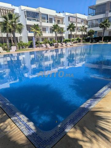 شقة للإيجار في شاطئ الجنة سيدي رحال
