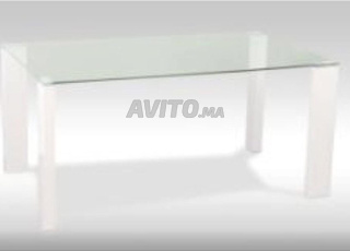 Table Spot en Verre –Moderne & Transparence Design