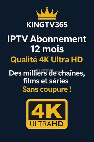 Offrez-vous 12 mois d’IPTV en qualité 4K UHD