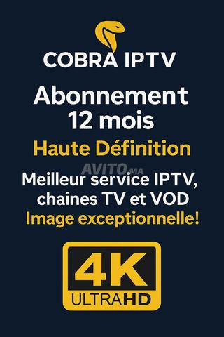 Recevez votre abonnement IPTV 12 mois 4K UHD 