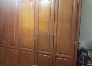 chambre à coucher complet en bois hetre