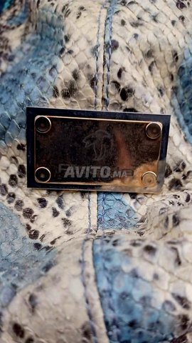 Sac à main en python de chez Prada .