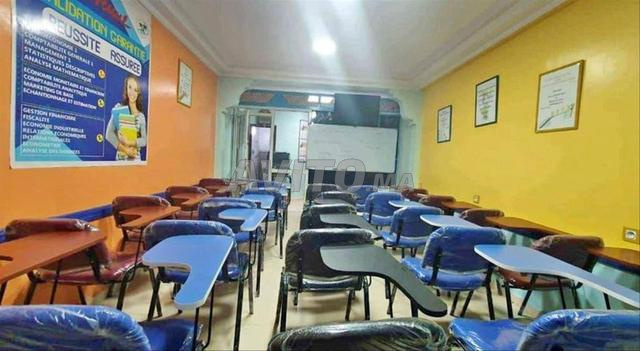 chaise avec écritoire \table scolaire individuelle - 2