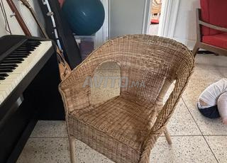 Chaise en osier