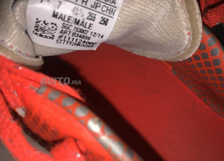 godasse orange marker adidas F10 comfortable 