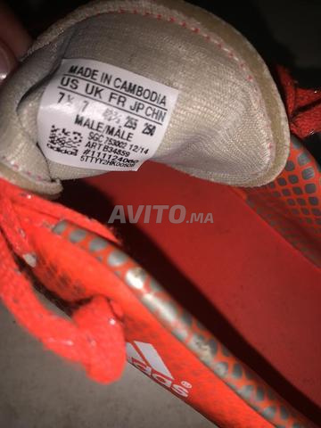 godasse orange marker adidas F10 comfortable 