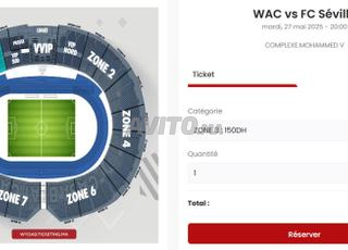 Ticket Match Wydad Vs FC seville 