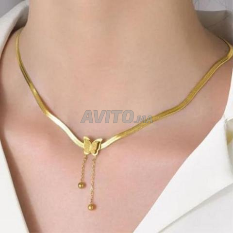 انسومبل الفراشة سلسلتين اسيي اينوكسيدابل الأناقة 