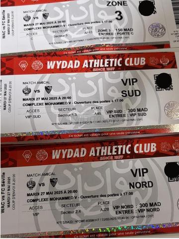 Billets de match Wydad VS Fc seville 
