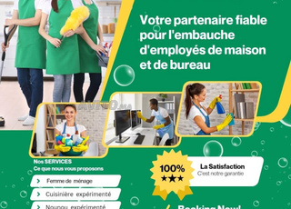 Femme de ménage et cuisine polyvalente